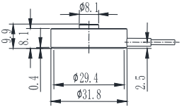 微型壓力傳感器CAZF-Y31.8尺寸圖1 微型壓力傳感器CAZF-Y31.8尺寸圖1