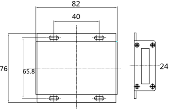 CAZT-A變送器外形尺寸圖 CAZT-A變送器外形尺寸圖