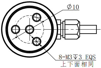 微型拉壓力傳感器CAZF-LY20尺寸圖2 微型拉壓力傳感器CAZF-LY20尺寸圖2