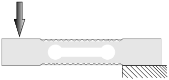 CAZF-W130稱重傳感器受力方式圖 CAZF-W130稱重傳感器受力方式圖