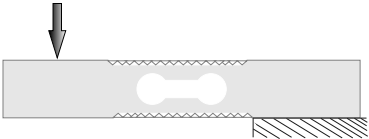 CAZF-W186稱重傳感器受力方式圖 CAZF-W186稱重傳感器受力方式圖