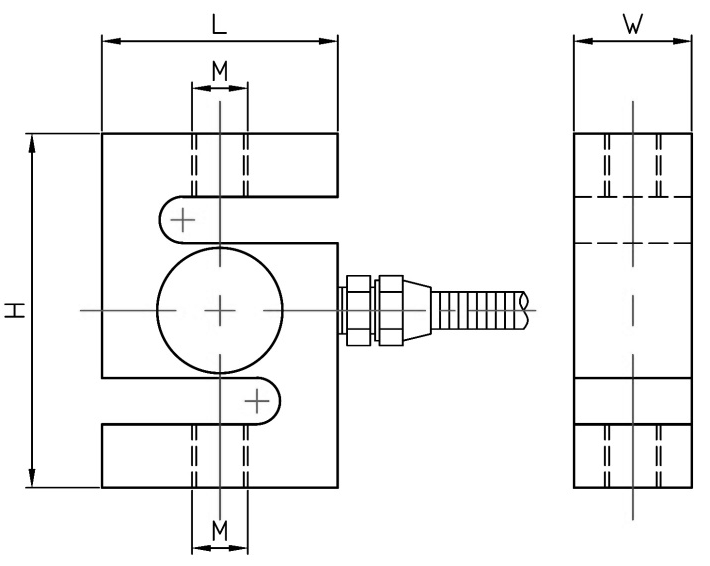 拉壓力傳感器CAZF-LS63.5尺寸圖2 拉壓力傳感器CAZF-LS63.5尺寸圖2